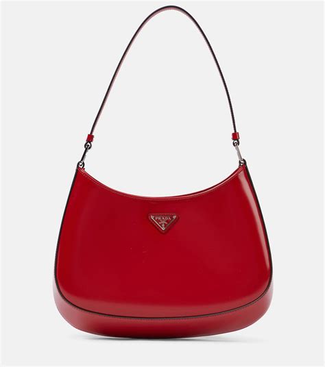 prada cleo shoulder bag red